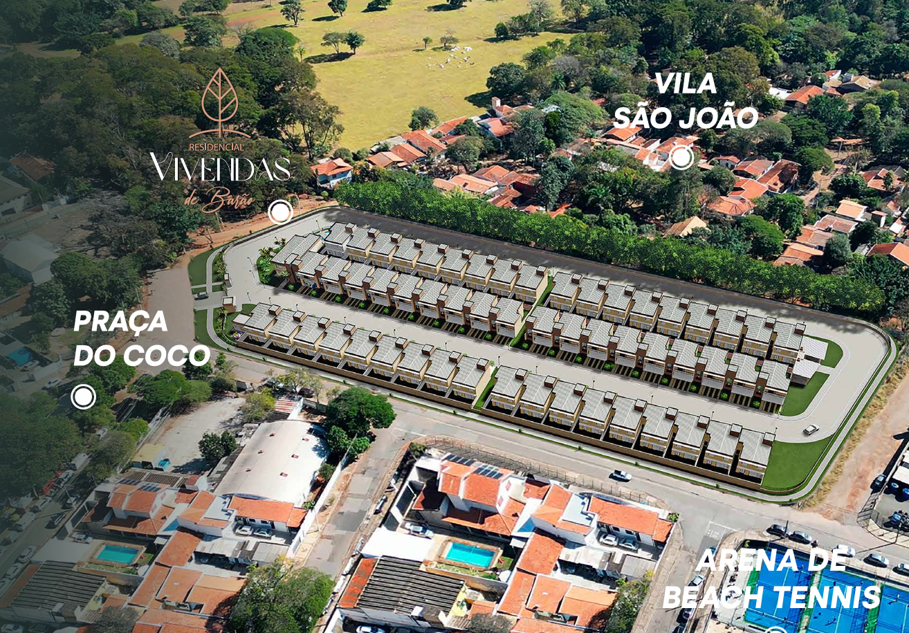 Mapa de localização do empreendimento